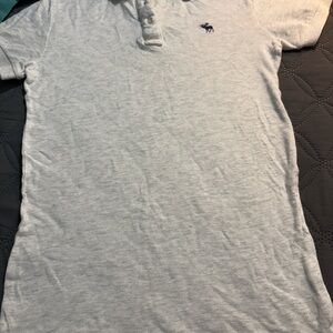 Abercrombie and fitch women’s  Gray Polo Shirt